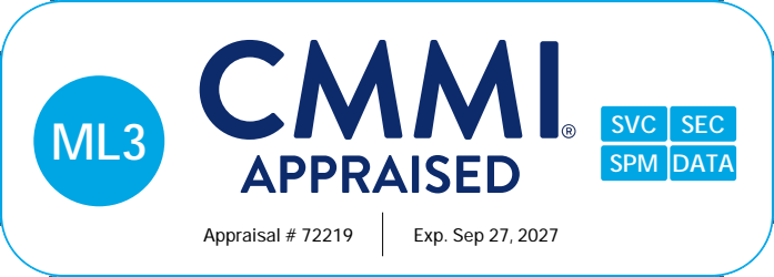 CMMI Appraised 72219 - SVC, SEC, SPM, DATA